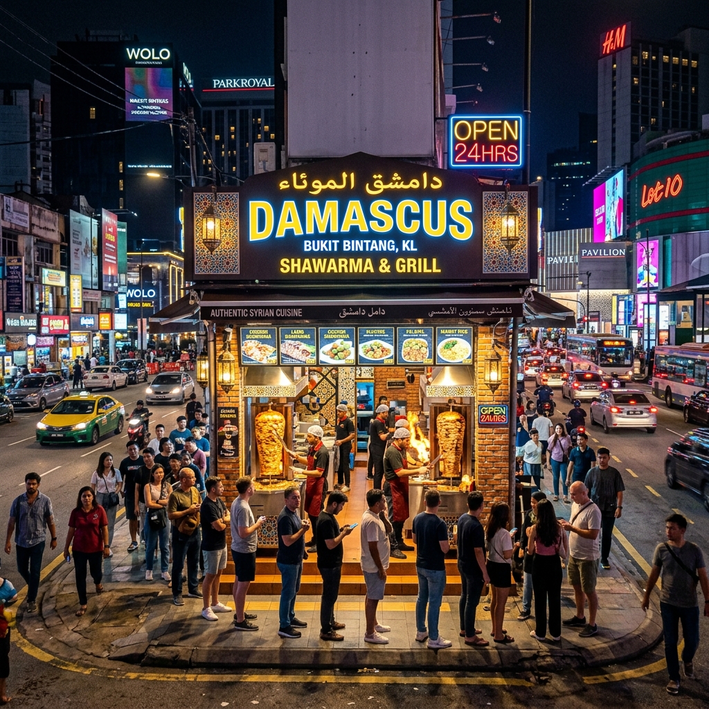 Damascus Bukit Bintang Menu Malaysia 2026 Price List
